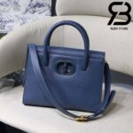 Túi Medium Dior St Honoré Tote Xanh Navy 25cm Best Quality 99% Auth