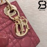 Túi Lady Dior Violet Pink 17cm Best Quality 99% Auth