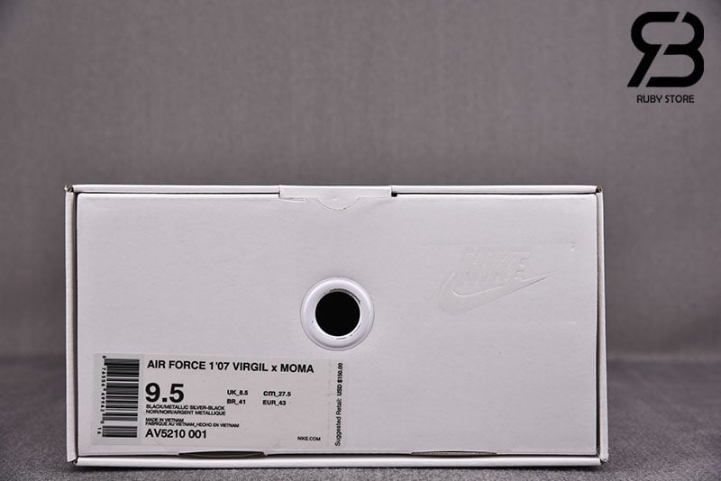 Giày Nike Air Force 1 Low '07 Virgil x MoMA Siêu Cấp
