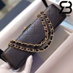 Túi Chanel Classic Gold Black Dê Cừu Best Quality Like Auth 99% - 25,5 CM