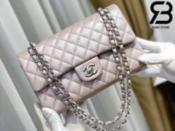 Túi Chanel Classic Pearl Pink Da Cừu Best Quality Like Auth 99% - 25,5 CM