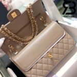 Túi Chanel Classic Brown Da Cừu Best Quality Like Auth 99% - 25,5 CM