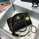 Túi Chanel Classic Flap Bag Đen Da Bê Best Quality Like Auth 99% - 20 CM