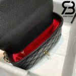 Túi Chanel Classic Flap Bag Đen Da Bê Best Quality Like Auth 99% - 20 CM