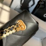 Túi Chanel Classic Flap Bag Đen Da Cừu Best Quality Like Auth 99% - 20 CM