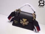 Túi Queen Margaret GG Đen Con Ong Siêu Cấp