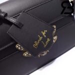Túi Queen Margaret GG Đen Con Ong Siêu Cấp