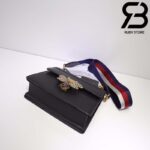 Túi Queen Margaret GG Đen Con Ong Siêu Cấp