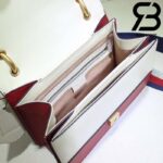 Túi Queen Margaret GG Trắng Đỏ Con Ong Siêu Cấp