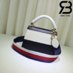 Túi Queen Margaret GG Trắng Xanh Con Ong Siêu Cấp