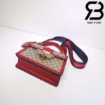 Túi Queen Margaret GG Xám Đỏ Con Ong Siêu Cấp