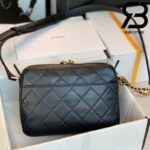 Túi Chanel Mini Camera Case AS2923 Bag Màu Đen Siêu Cấp