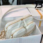 Túi Chanel Mini Camera Case AS2923 Bag Màu Trắng Siêu Cấp