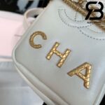 Túi Chanel Mini Camera Case AS2923 Bag Màu Trắng Siêu Cấp