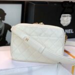 Túi Chanel Mini Camera Case AS2923 Bag Màu Trắng Siêu Cấp