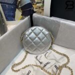 Túi Chanel Camellia Clutch With Chain Xám Grey AP2121 Siêu Cấp