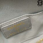 Túi Chanel Camellia Clutch With Chain Xám Grey AP2121 Siêu Cấp