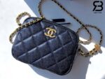 Túi Chanel Mini Camera Case AS2856 Đen Siêu Cấp