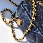 Túi Chanel Mini Camera Case AS2856 Đen Siêu Cấp