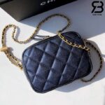 Túi Chanel Mini Camera Case AS2856 Đen Siêu Cấp
