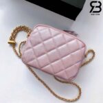 Túi Chanel Mini Camera Case AS2856 Hồng Siêu Cấp