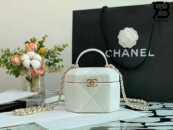 Túi Chanel Small Vanity Case Lambskin Trắng AS2630 Best Quality