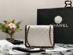 Túi Chanel Flap Bag 2022 Trắng Da CalfSkin Siêu Cấp - 21 CM