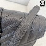 Túi YSL Envelope Small Bag Da Bê Hạt Đen Siêu Cấp