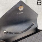 Túi YSL Envelope Small Bag Da Bê Hạt Đen Siêu Cấp