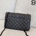 Túi YSL Envelope Small Bag Da Bê Hạt Đen Siêu Cấp