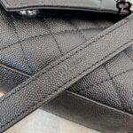 Túi YSL Envelope Small Bag Da Bê Hạt Đen Siêu Cấp