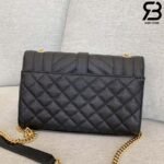 Túi YSL Envelope Small Bag Da Bê Hạt Vàng Gold Siêu Cấp
