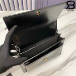 Túi YSL Sunset Medium Da Bê Mịn Đen Siêu Cấp