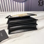Túi YSL Sunset Medium Da Bê Mịn Đen Siêu Cấp