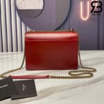 Túi YSL Sunset Medium Da Bê Mịn Đỏ Siêu Cấp