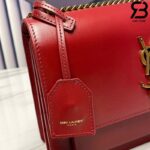 Túi YSL Sunset Medium Da Bê Mịn Đỏ Siêu Cấp