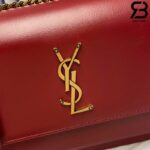 Túi YSL Sunset Medium Da Bê Mịn Đỏ Siêu Cấp