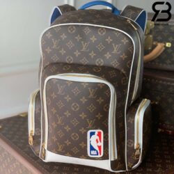 Ba Lô LV x NBA Backpack Monogram Nâu Best Quality