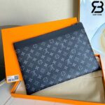 Túi LV Discovery Pochette Monogram M62291 Xanh Siêu Cấp
