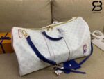 Túi LV Keepall x NBA Monogram Canvas Trắng 55Cm Best Quality