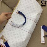 Túi LV Keepall x NBA Monogram Canvas Trắng 55Cm Best Quality