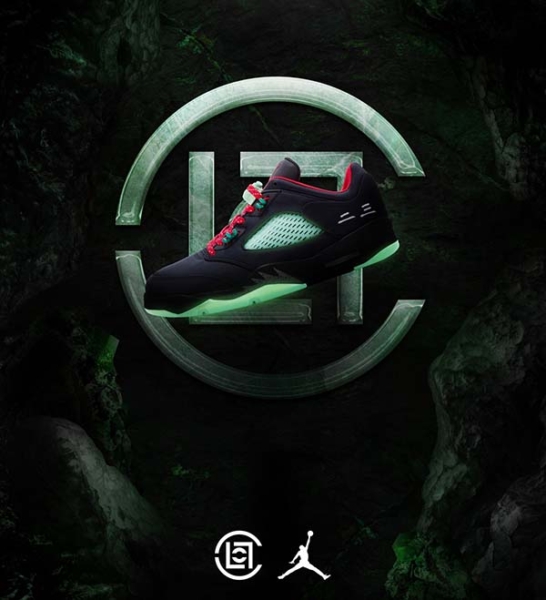 CLOT x Air Jordan 5 Low "Jade"
