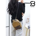 Ba Lô LV Palm Springs Mini Backpack Monogram Reverse Màu Nâu Best Quality