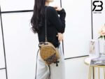 Ba Lô LV Palm Springs Mini Backpack Monogram Reverse Màu Nâu Best Quality