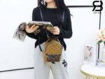 Ba Lô LV Palm Springs Mini Backpack Monogram Reverse Màu Nâu Best Quality