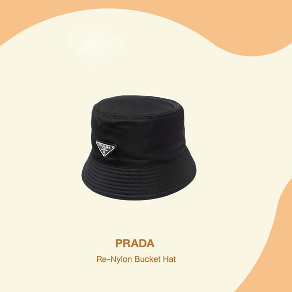 Mũ xô PRADA Re-Nylon