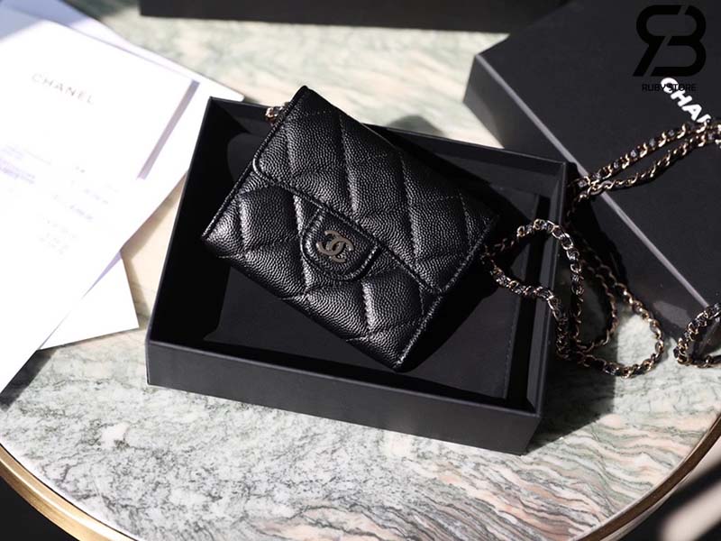Túi Chanel Micro Classic Flap Shoulder Bag Màu Đen Siêu Cấp