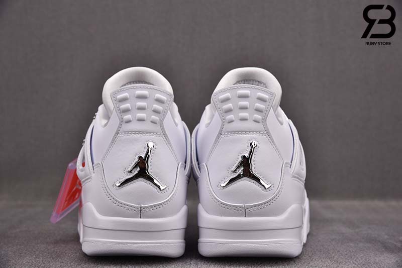 Giày Nike Air Jordan 4 Retro Pure Money Trắng Full Siêu Cấp