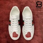 Giày Gucci Ace Embroidered Hearts Best Quality