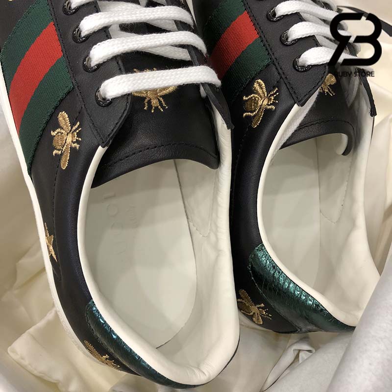 Giày Gucci Ace Ong Sao Black Best Quality